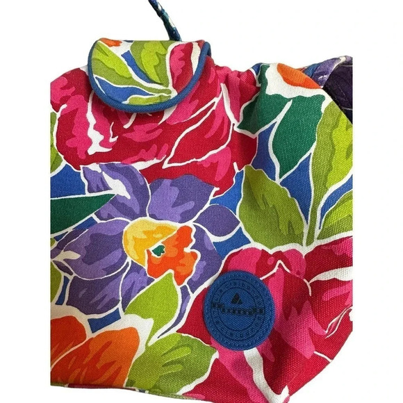 Liz Claiborne Accessories Floral Print Garden Crossbody Slouch Bag - Picture 4 of 12